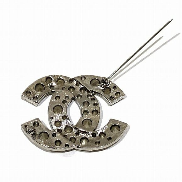 CHANEL Coco Mark Rhinestone Accessory Brooch - Picture 9 of 9